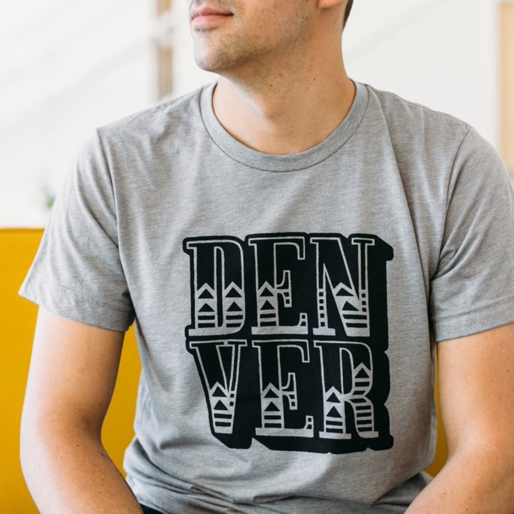 NEW The Denver Tee - Gray